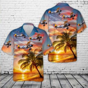 US Coast Guard Naval Aircraft Factory N3N-3 Yellow Peril Hawaiian Shirt - Gift for Dad Father's Day