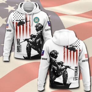 US Coast Guard, No One Fights Alone – Hoodie - Gift for Dad Father's Day