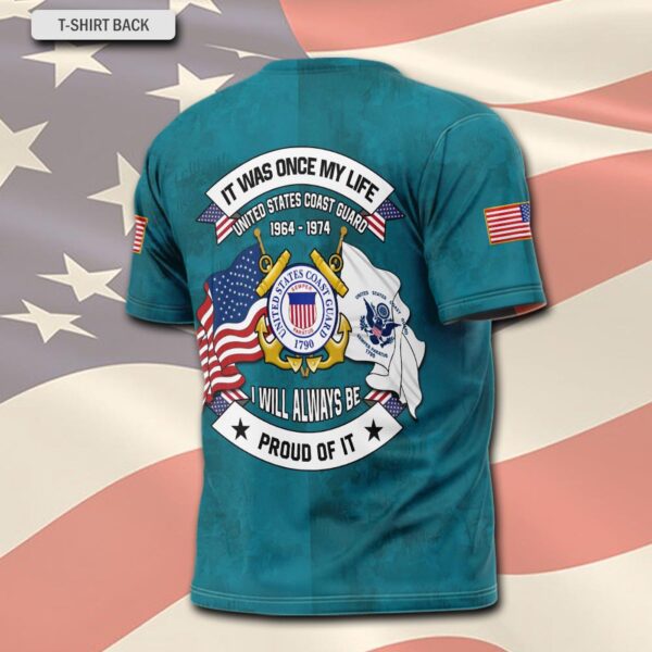 US Coast Guard, No One Fights Alone – T-Shirt – Gift for Dad Father’s Day