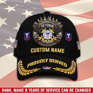 US Coast Guard, No One Gets Left Behind – Classic Cap Gift for Men Dad Fathers