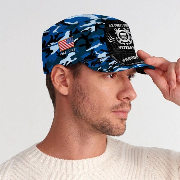 US Coast Guard, No One Gets Left Behind – Military Cap Gift for Men Dad Fathers