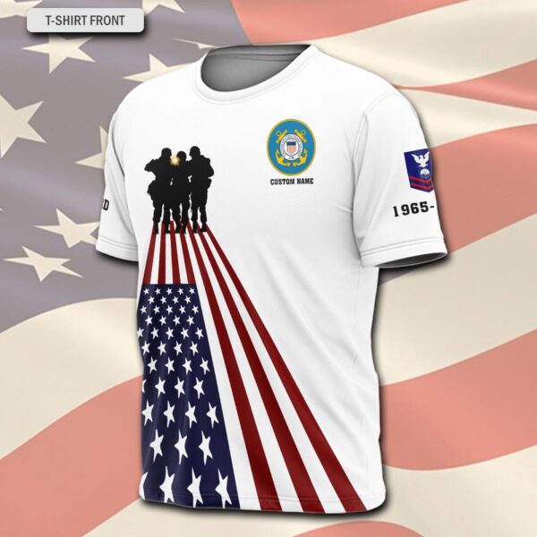 US Coast Guard, No One Gets Left Behind – T-Shirt – Gift for Dad Father’s Day
