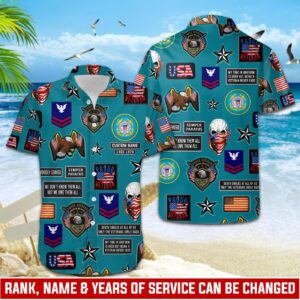 US Coast Guard, Once A Coastie, Always A Coastie – Button Hawaiian Shirt - Gift for Dad Father's Day