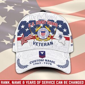 US Coast Guard, Once A Coastie, Always A Coastie – Classic Cap Gift for Men Dad Fathers