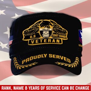 US Coast Guard, Once A Coastie, Always A Coastie – Military Cap Gift for Men Dad Fathers