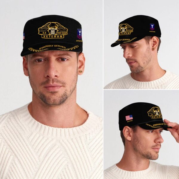 US Coast Guard, Once A Coastie, Always A Coastie – Military Cap Gift for Men Dad Fathers