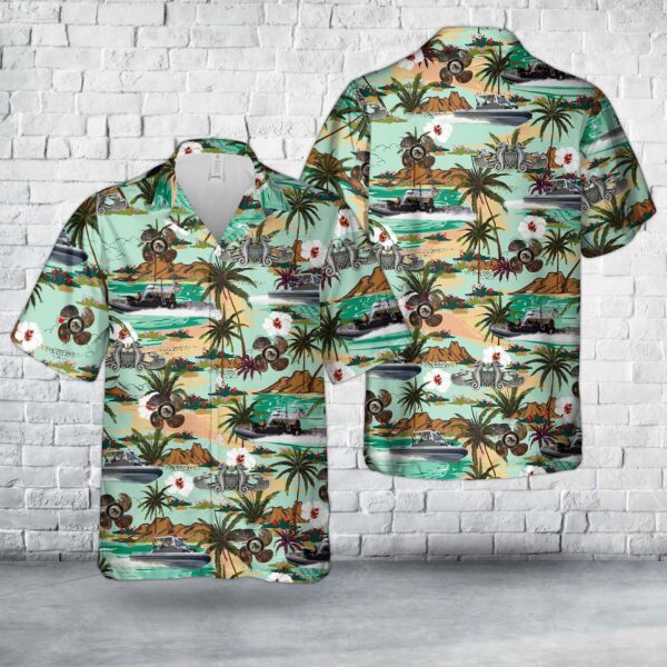 US Coast Guard Port Security Units 301 Hawaiian Shirt – Gift for Dad Father’s Day