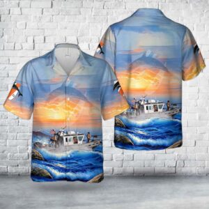 US Coast Guard Port Security Units 305 Hawaiian Shirt - Gift for Dad Father's Day