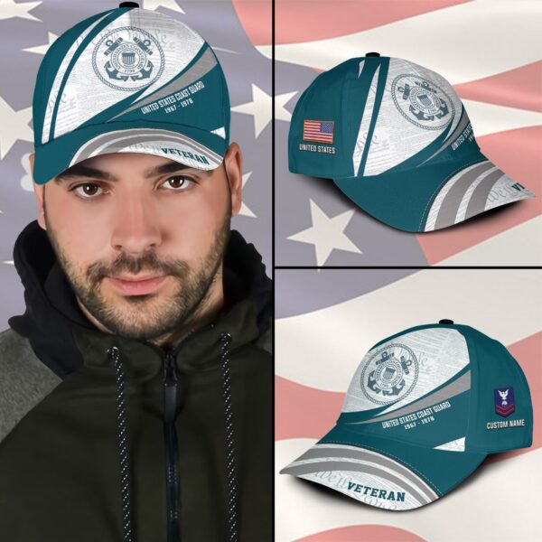 US Coast Guard, Proud To Have Served – Classic Cap Gift for Men Dad Fathers
