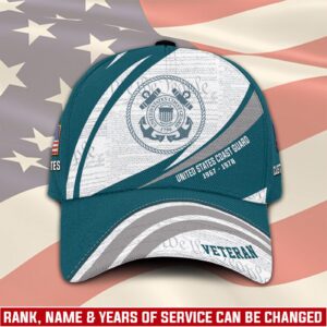 US Coast Guard, Proud To Have Served – Classic Cap Gift for Men Dad Fathers