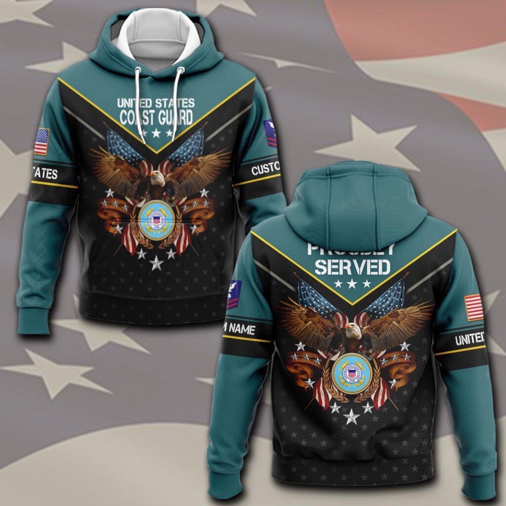 US Coast Guard, Proud Veteran – Hoodie – Gift for Dad Father’s Day US Coast Guard, Proud Veteran – Hoodie – Gift for Dad Father’s Day