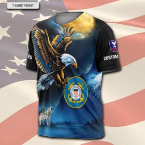 US Coast Guard, Remember – Honor – Respect – T-Shirt - Gift for Dad Father's Day 3