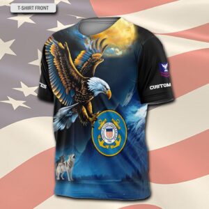 US Coast Guard, Remember – Honor – Respect – T-Shirt - Gift for Dad Father's Day 1