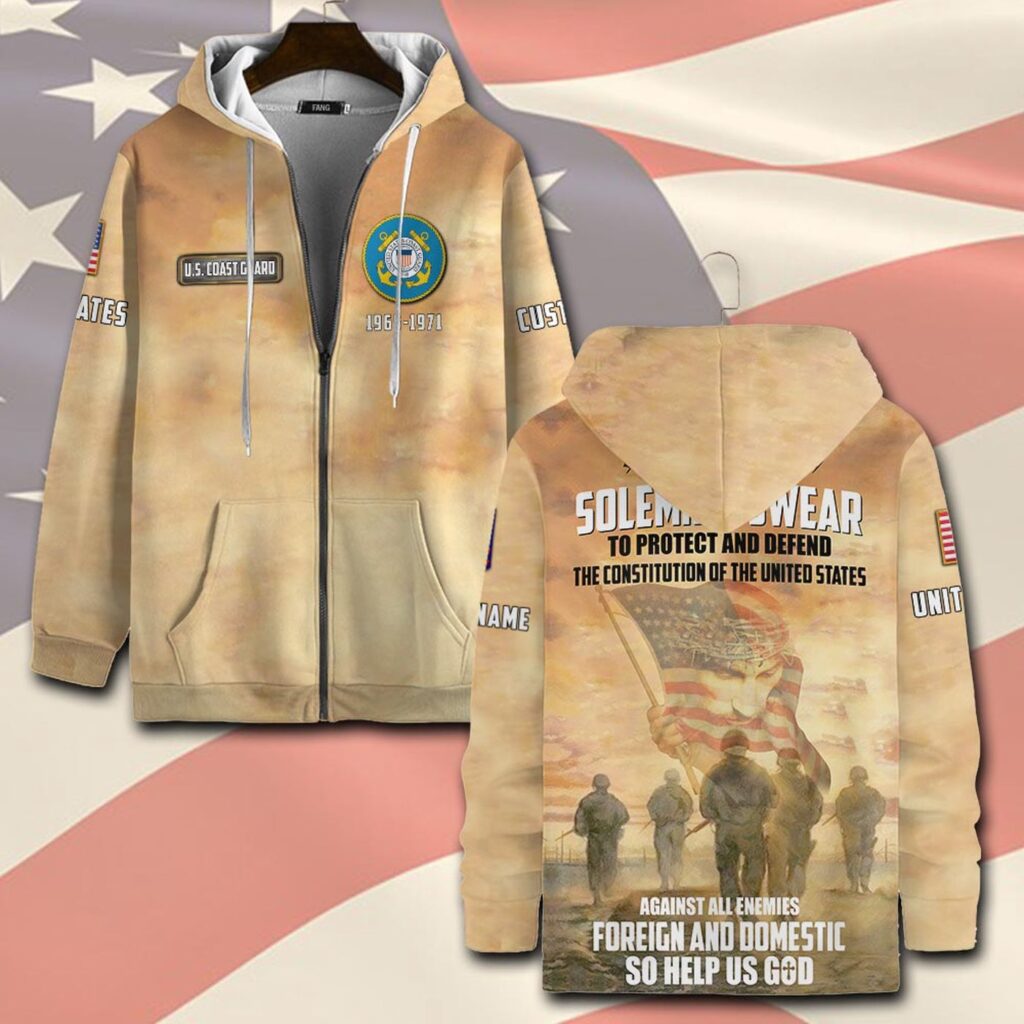 US Coast Guard, Remember – Honor – Respect – Zip Hoodie – Gift for Dad Father’s Day US Coast Guard, Remember – Honor – Respect – Zip Hoodie – Gift for Dad Father’s Day