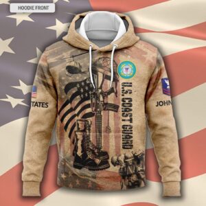 US Coast Guard, Second To None – Hoodie - Gift for Dad Father's Day 1