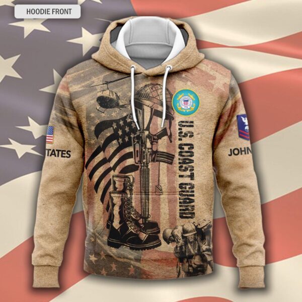 US Coast Guard, Second To None – Hoodie – Gift for Dad Father’s Day