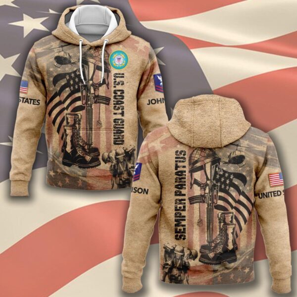 US Coast Guard, Second To None – Hoodie – Gift for Dad Father’s Day