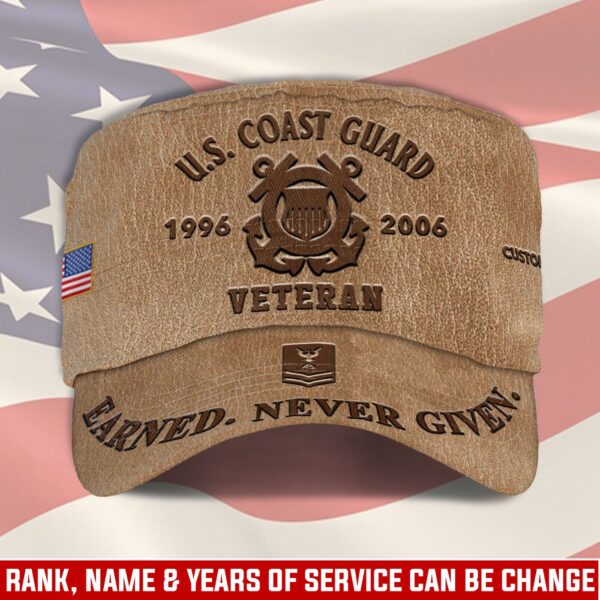 US Coast Guard, Second To None – Military Cap Gift for Men Dad Fathers