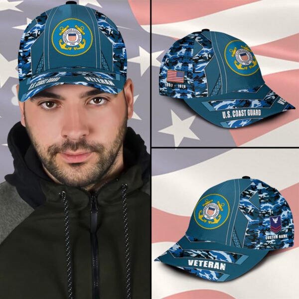 US Coast Guard, Semper Paratus – Classic Cap Gift for Men Dad Fathers