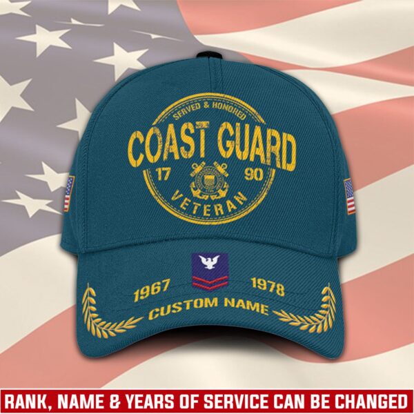 US Coast Guard, Semper Paratus – Classic Cap Gift for Men Dad Fathers