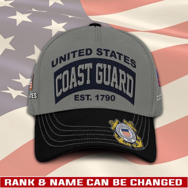 US Coast Guard, Semper Paratus – Embroidered Classic Cap Gift for Men Dad Fathers