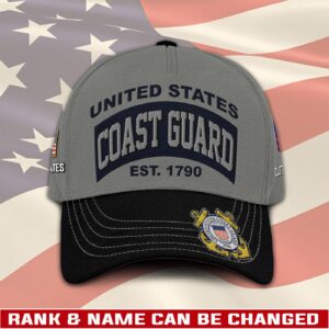 US Coast Guard, Semper Paratus – Embroidered Classic Cap Gift for Men Dad Fathers