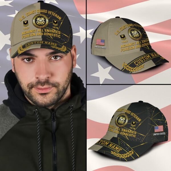US Coast Guard, Served With Pride – Classic Cap Gift for Men Dad Fathers