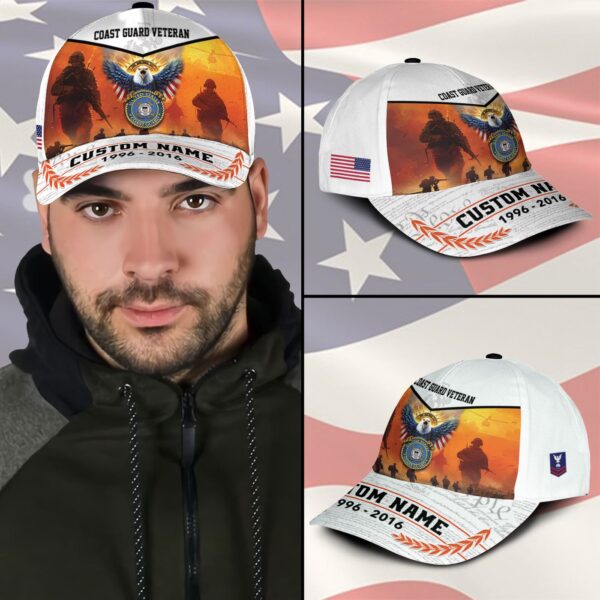 US Coast Guard, Served With Pride – Classic Cap Gift for Men Dad Fathers