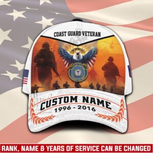 US Coast Guard, Served With Pride – Classic Cap Gift for Men Dad Fathers