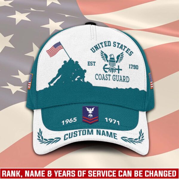 US Coast Guard, Served With Pride – Classic Cap Gift for Men Dad Fathers