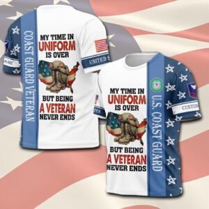 US Coast Guard, Served With Pride – T-Shirt - Gift for Dad Father's Day