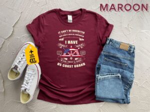 US Coast Guard Shirt, Coast Guard T-Shirt, Patriotic Shirt, USCG Shirt, American Flag Shirt, Coast Guard Gift, Military Shirt - Gift for Dad Father's Day