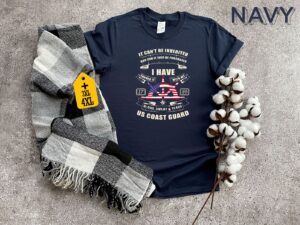 US Coast Guard Shirt, Coast Guard T-Shirt, Patriotic Shirt, USCG Shirt, American Flag Shirt, Coast Guard Gift, Military Shirt - Gift for Dad Father's Day 3