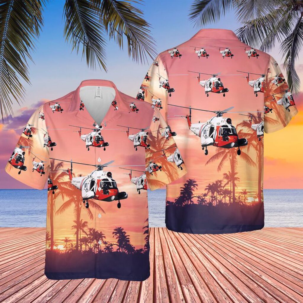 US Coast Guard Sikorsky HH-52A Seaguard Hawaiian Shirt – Gift for Dad Father’s Day US Coast Guard Sikorsky HH-52A Seaguard Hawaiian Shirt – Gift for Dad Father’s Day