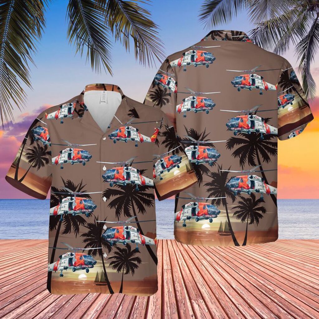 US Coast Guard Sikorsky MH-60 Jayhawk Hawaiian Shirt – Gift for Dad Father’s Day US Coast Guard Sikorsky MH-60 Jayhawk Hawaiian Shirt – Gift for Dad Father’s Day