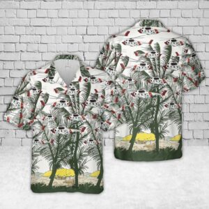US Coast Guard Sikorsky S-61R Hawaiian Shirt - Gift for Dad Father's Day