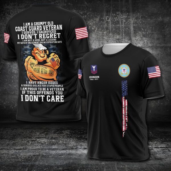 US Coast Guard – T-Shirt – Gift for Dad Father’s Day