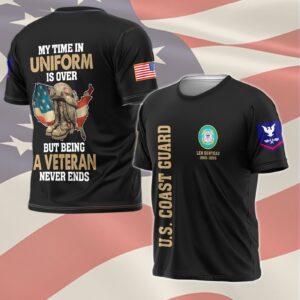 US Coast Guard T-Shirt – THTCustom24102201 - Gift for Dad Father's Day