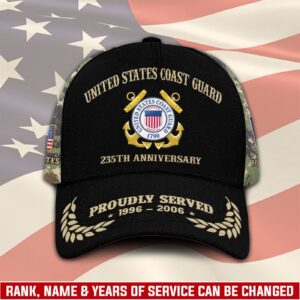 US Coast Guard, Thank a Veteran – Classic Cap Gift for Men Dad Fathers