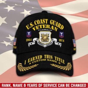 US Coast Guard, Thank a Veteran – Classic Cap Gift for Men Dad Fathers