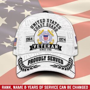 US Coast Guard, Thank a Veteran – Classic Cap Gift for Men Dad Fathers