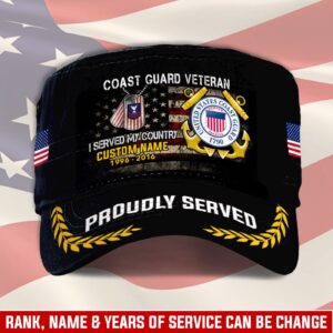 US Coast Guard, Thank a Veteran – Military Cap Gift for Men Dad Fathers