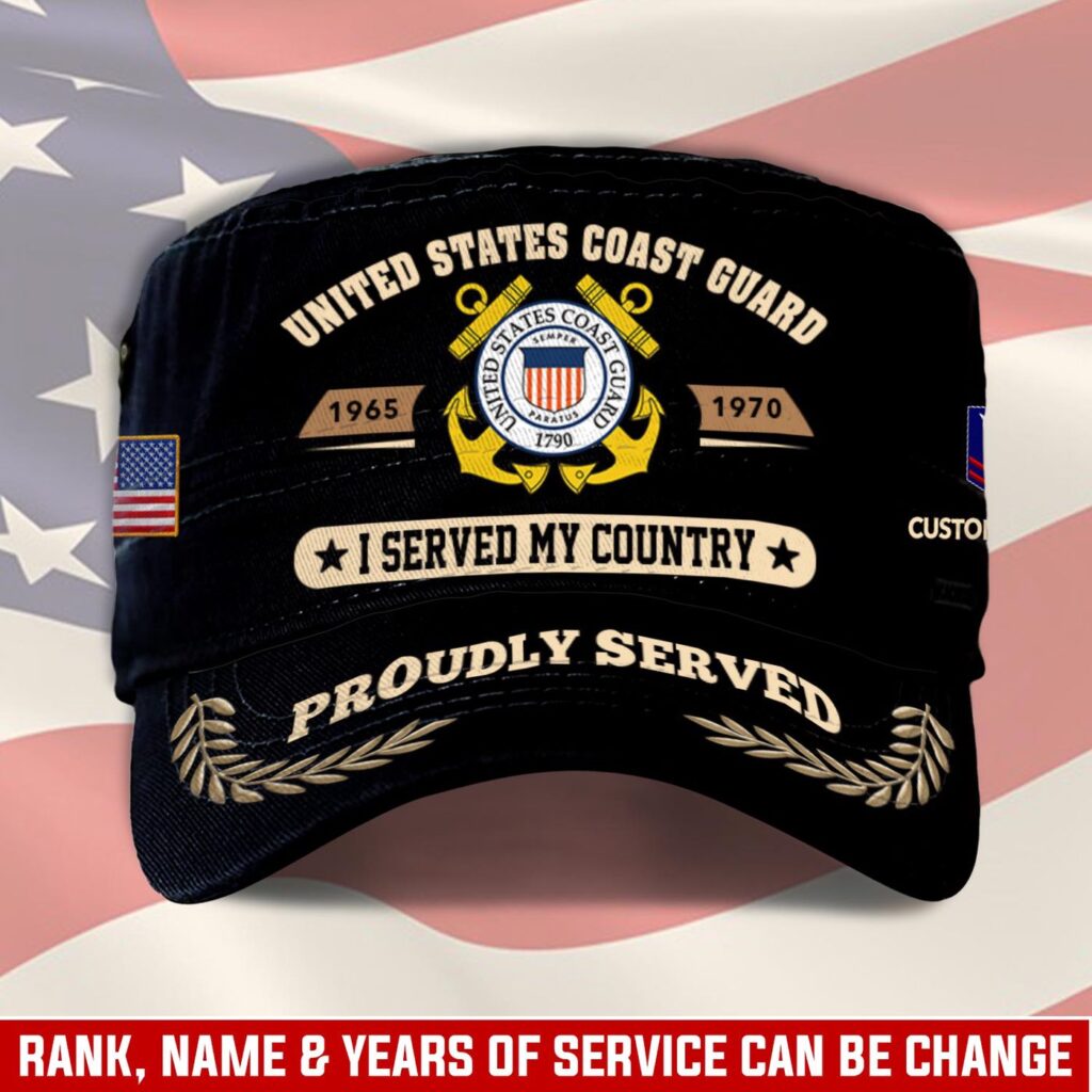 US Coast Guard, Thank a Veteran – Military Cap Gift for Men Dad Fathers US Coast Guard, Thank a Veteran – Military Cap Gift for Men Dad Fathers