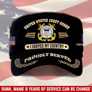 US Coast Guard, Thank a Veteran – Military Cap Gift for Men Dad Fathers