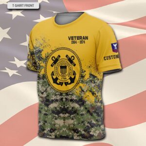US Coast Guard, Thank a Veteran – T-Shirt - Gift for Dad Father's Day 3