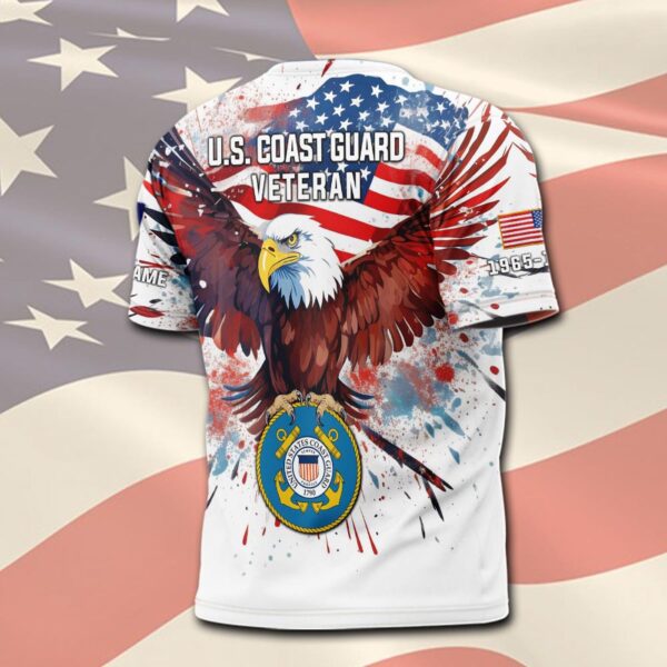 US Coast Guard, Thank a Veteran – T-Shirt – Gift for Dad Father’s Day