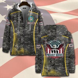 US Coast Guard, Thank a Veteran – Zip Hoodie - Gift for Dad Father's Day