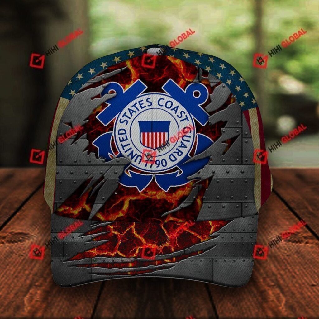 US Coast Guard USCG Classic 3d Cap ALL OVER PRINTED Gift for Men Dad Fathers US Coast Guard USCG Classic 3d Cap ALL OVER PRINTED Gift for Men Dad Fathers