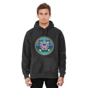 US Coast Guard (USCG) Emblem Hoodies - Gift for Dad Father's Day