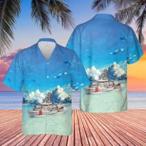 US Coast Guard USCGC Bernard C. Webber (WPC-1101) Hawaiian Shirt - Gift for Dad Father's Day